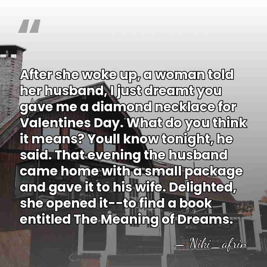 After she woke up, a woman told her husband, I just dreamt&hellip; - Niki_afrin