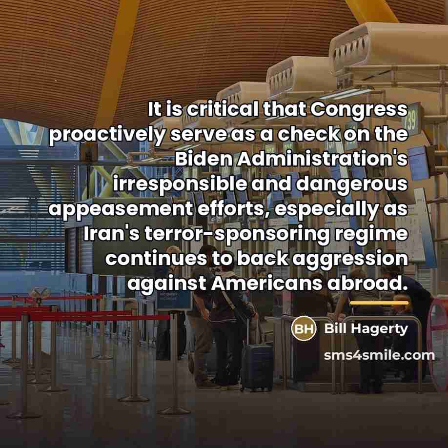“It is critical that Congress proactively serve as a check…” quote by Bill Hagerty