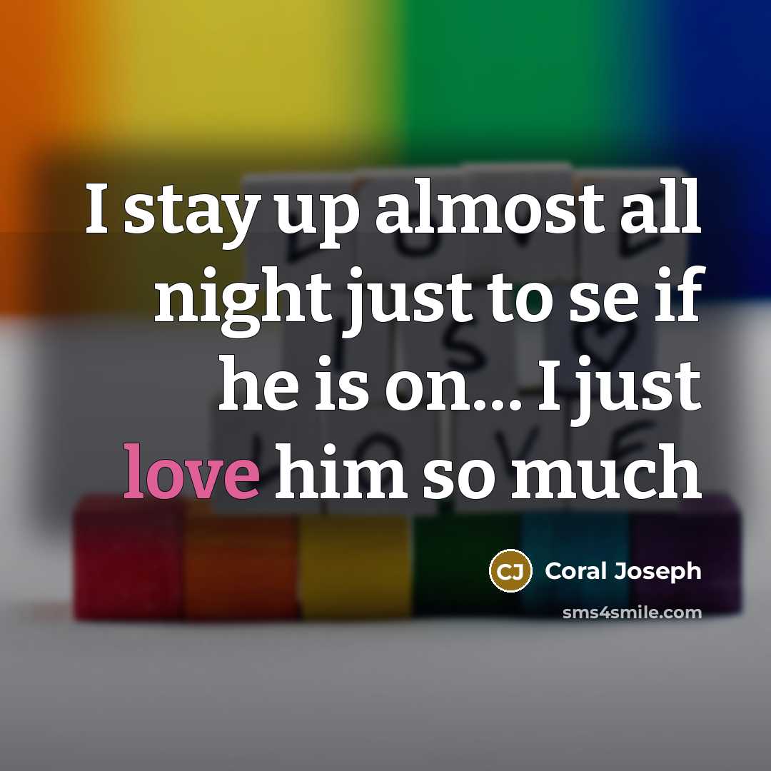 “I stay up almost all night just to se if…” quote by Coral Joseph
