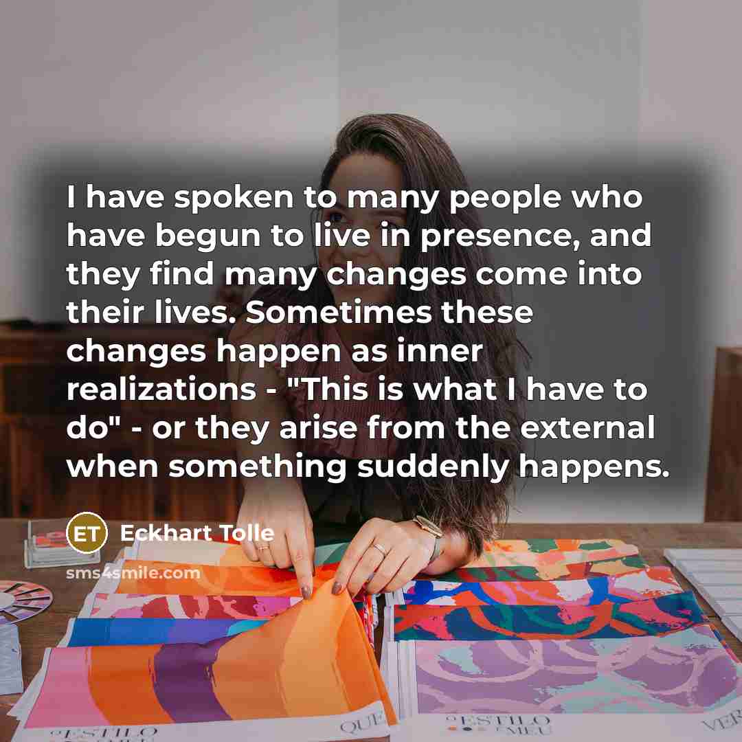 “I have spoken to many people who have begun to…” quote by Eckhart Tolle