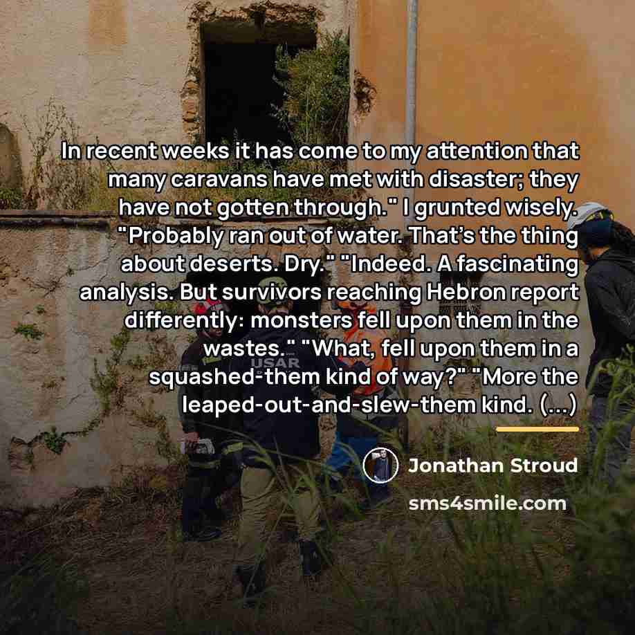 “In recent weeks it has come to my attention that…” quote by Jonathan Stroud