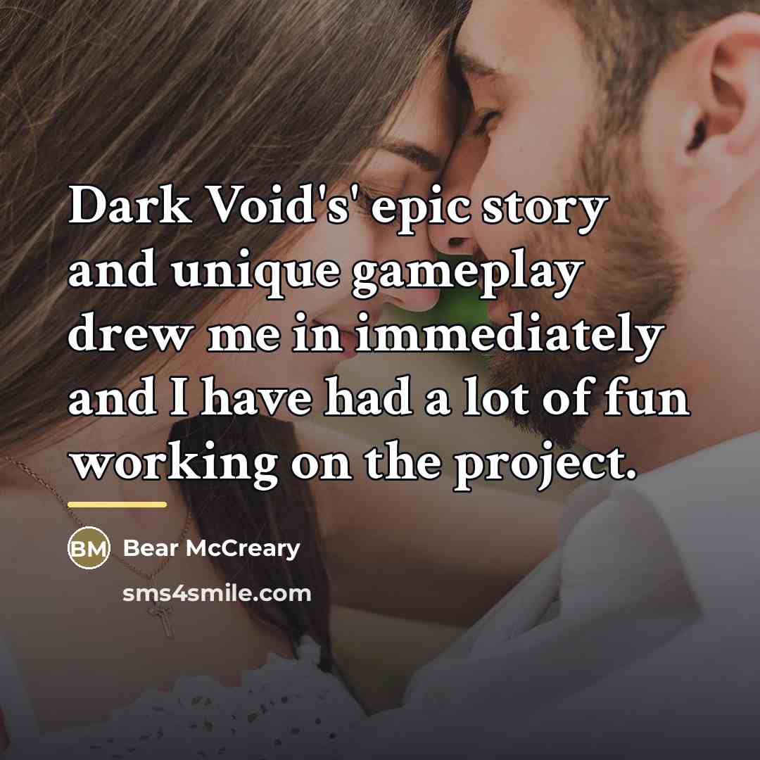 “Dark Void's' epic story and unique gameplay drew me in…” quote by Bear McCreary