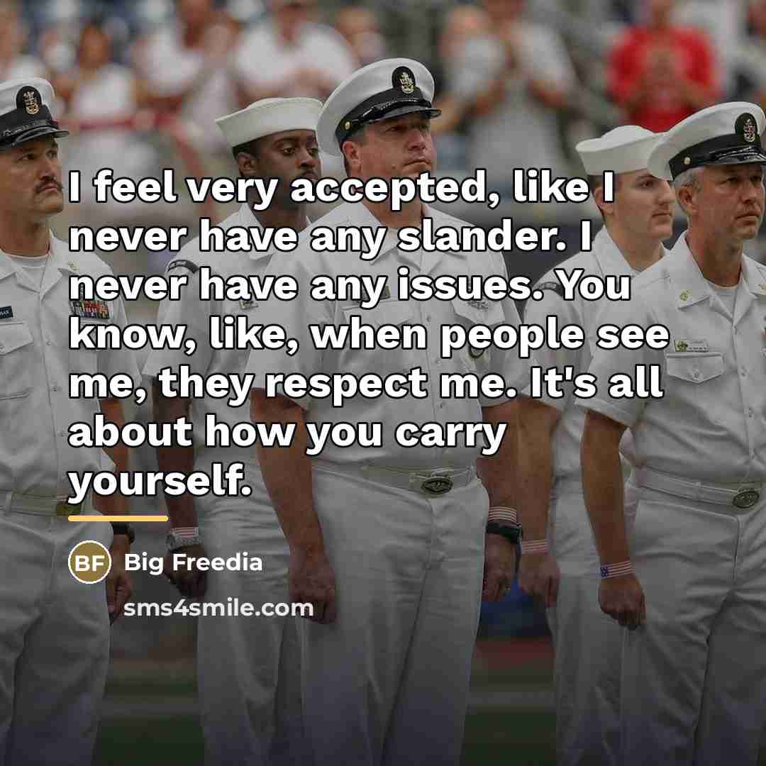 “I feel very accepted, like I never have any slander.…” quote by Big Freedia