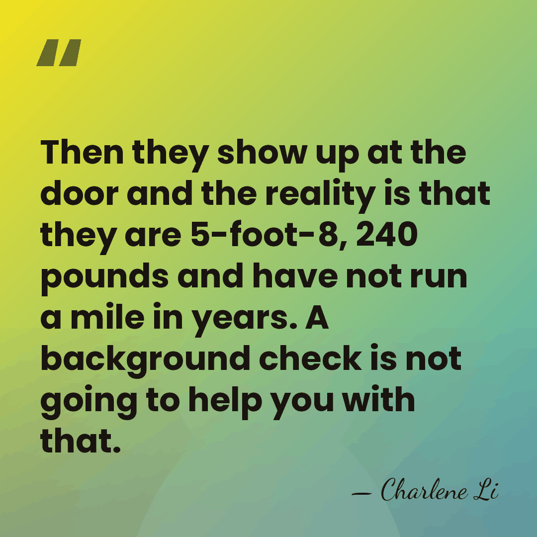 Then they show up at the door and the reality is that&hellip; - Charlene Li