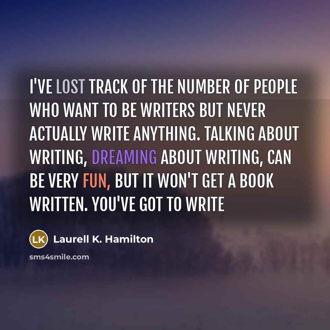 “I've lost track of the number of people who want…” quote by Laurell K. Hamilton