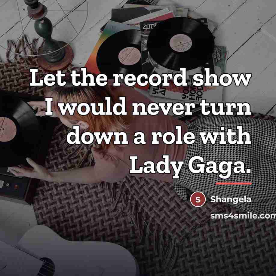 “Let the record show I would never turn down a…” quote by Shangela
