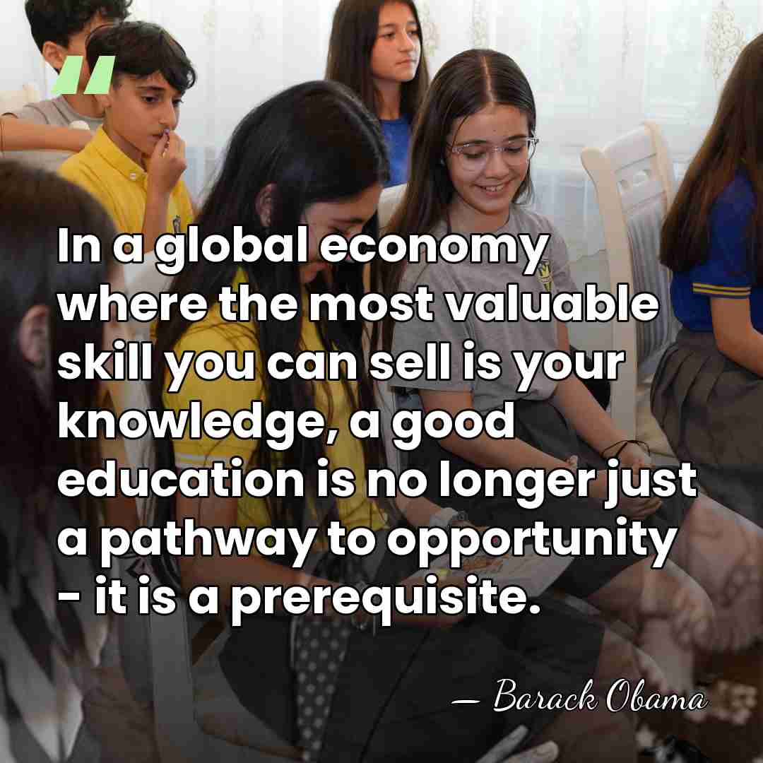 In a global economy where the most valuable skill you can sell&hellip; - Barack Obama