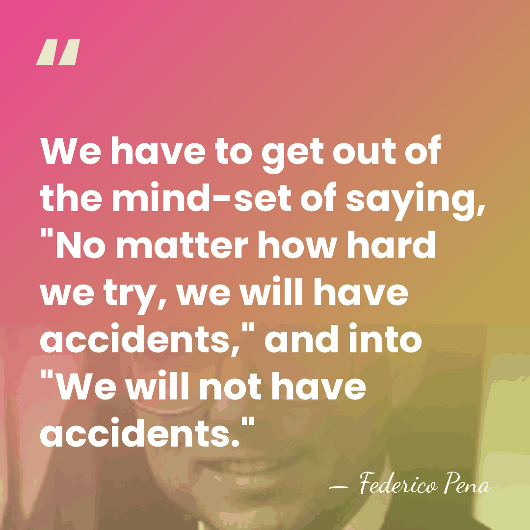 We have to get out of the mind-set of saying, "No matter&hellip; - Federico Pena