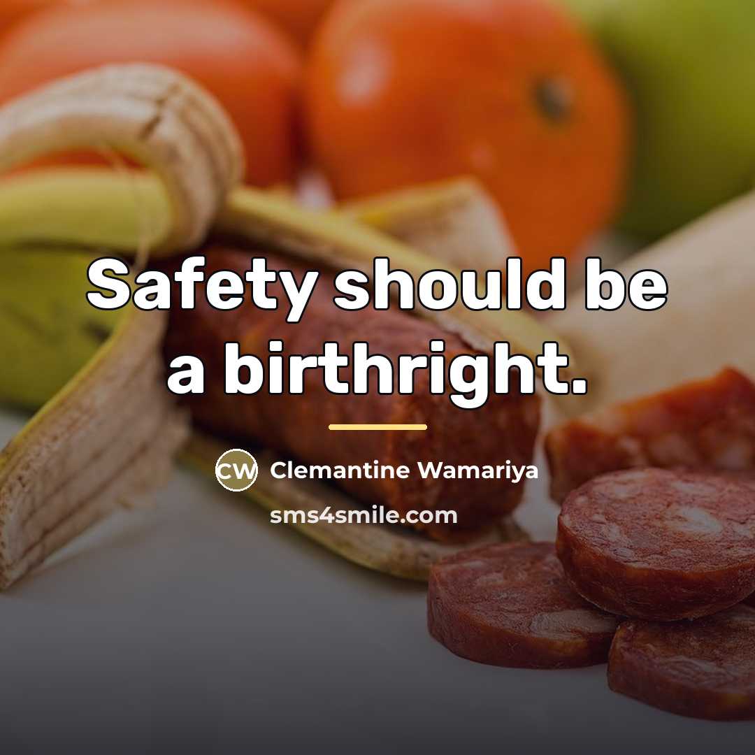 “Safety should be a birthright.…” quote by Clemantine Wamariya