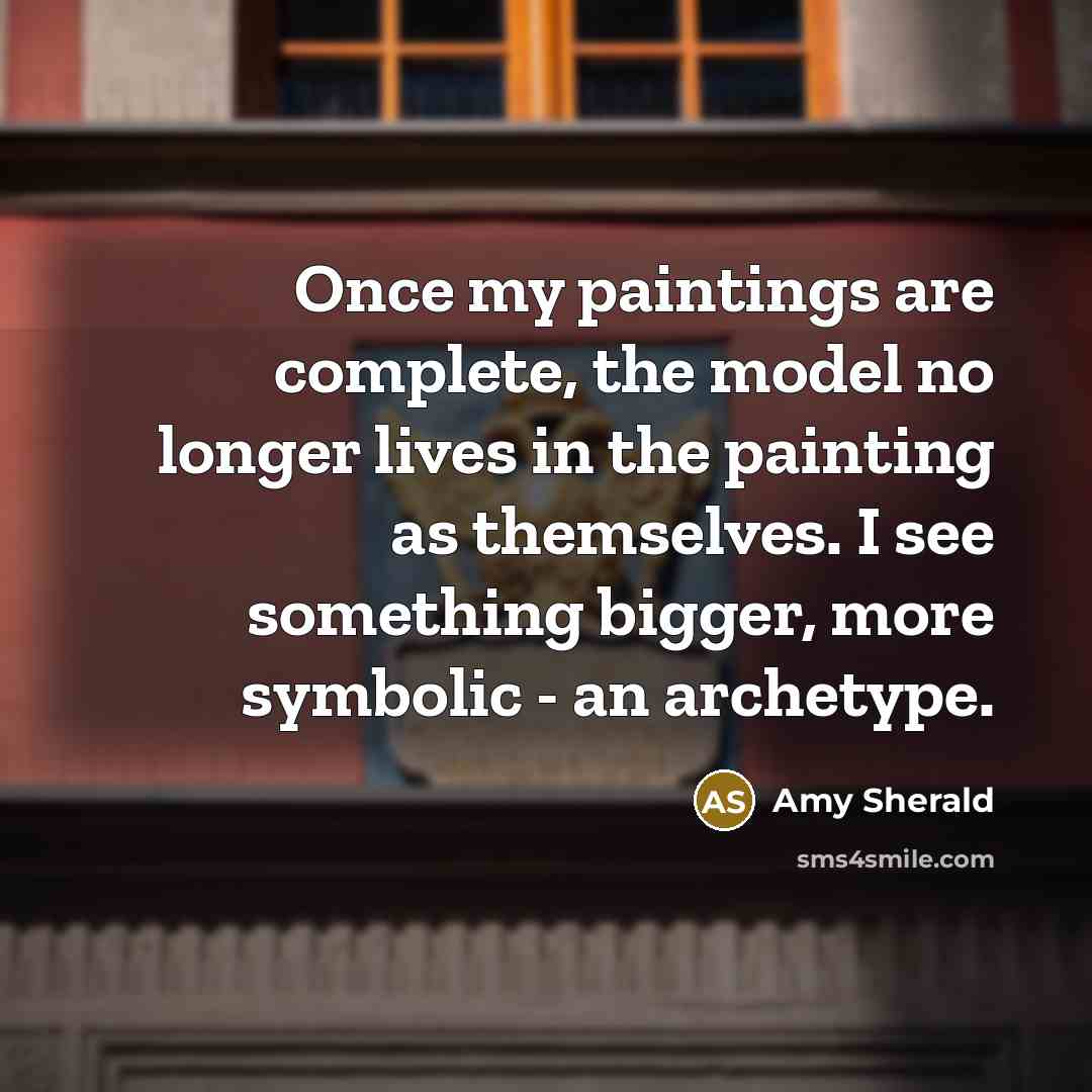 “Once my paintings are complete, the model no longer lives…” quote by Amy Sherald
