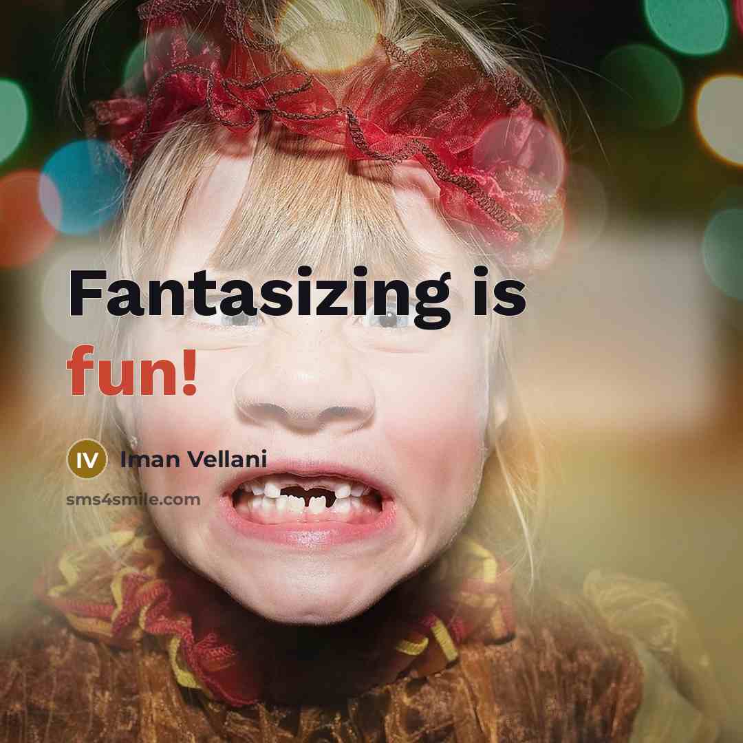 “Fantasizing is fun!” quote by Iman Vellani