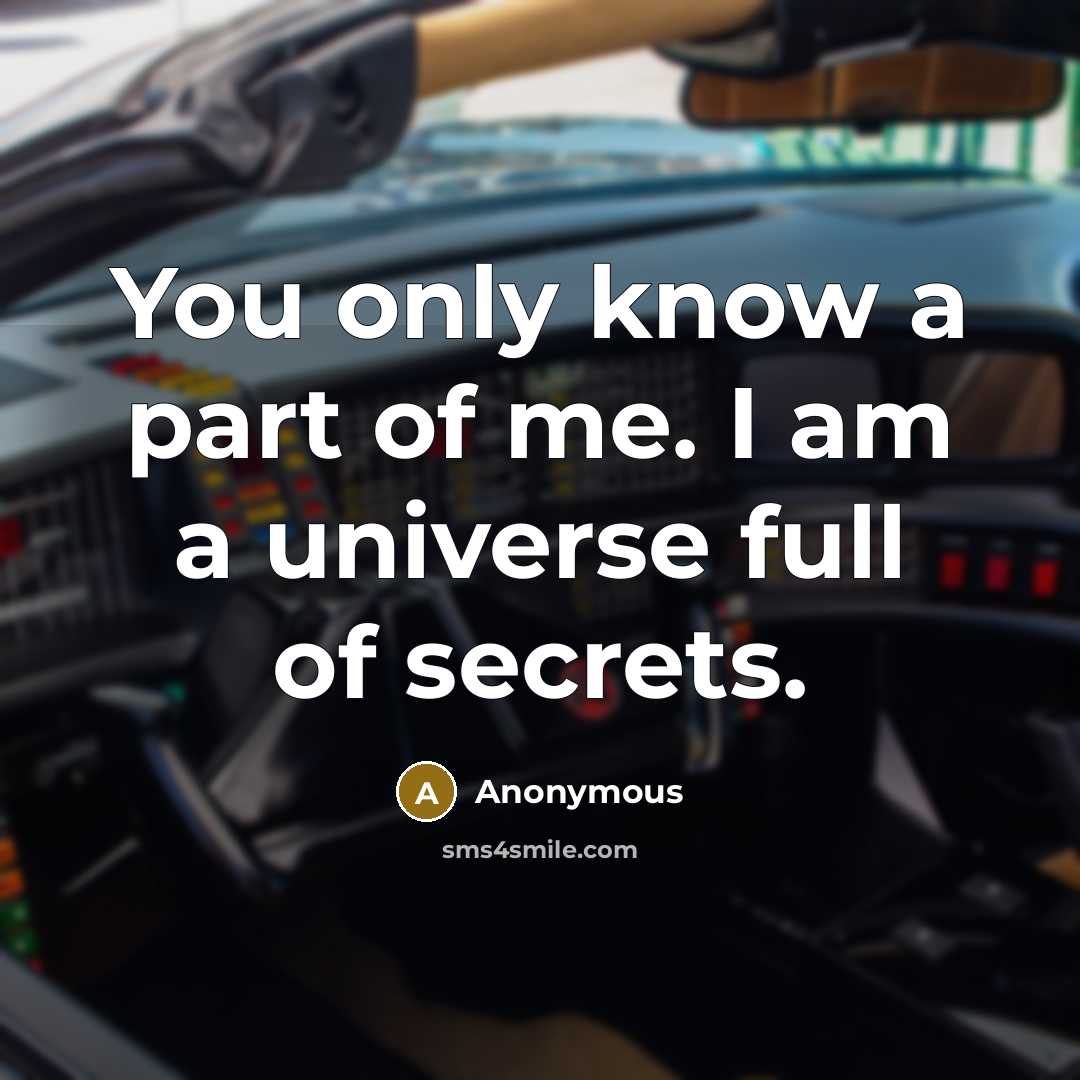 “You only know a part of me. I am a…” quote by Anonymous