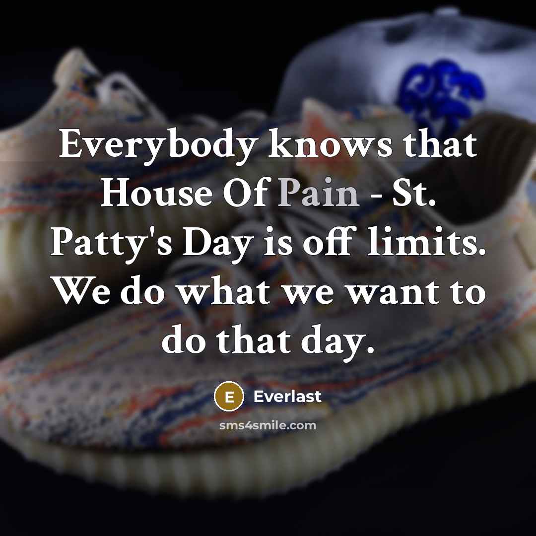 “Everybody knows that House Of Pain - St. Patty's Day…” quote by Everlast