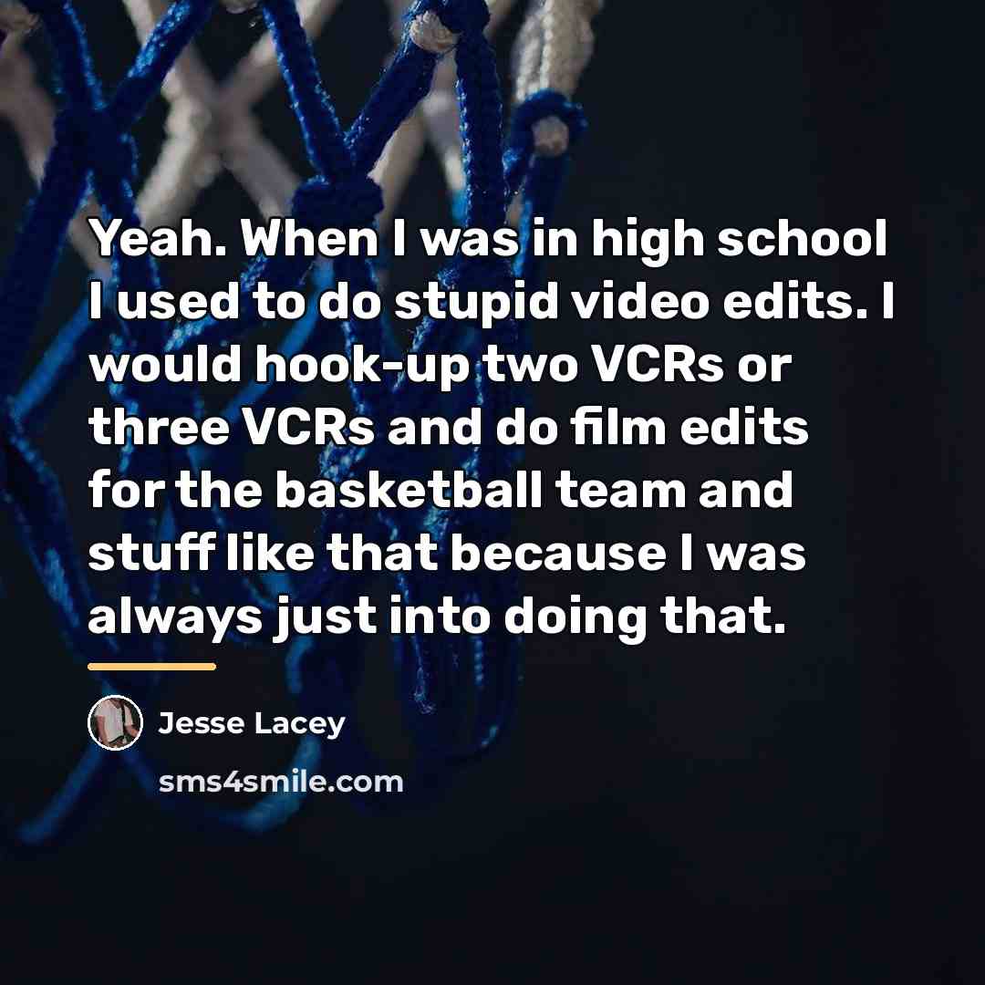 “Yeah. When I was in high school I used to…” quote by Jesse Lacey