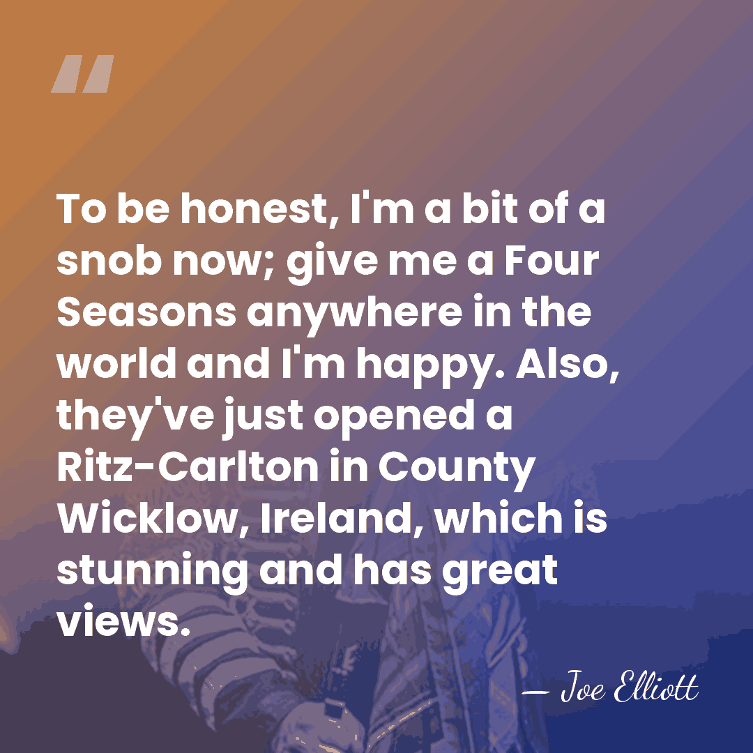 To be honest, I'm a bit of a snob now; give me&hellip; - Joe Elliott