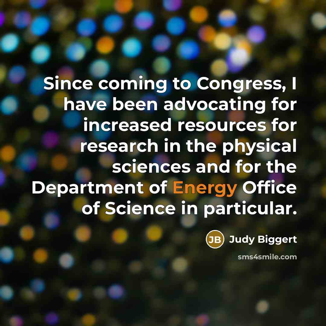 “Since coming to Congress, I have been advocating for increased…” quote by Judy Biggert