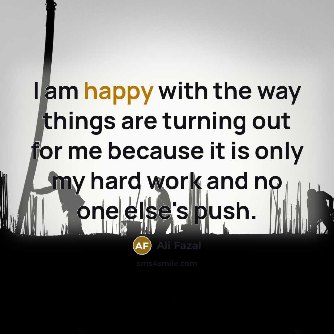 “I am happy with the way things are turning out…” quote by Ali Fazal