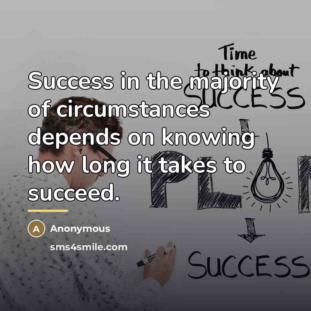 “Success in the majority of circumstances depends on knowing how…” quote by Anonymous