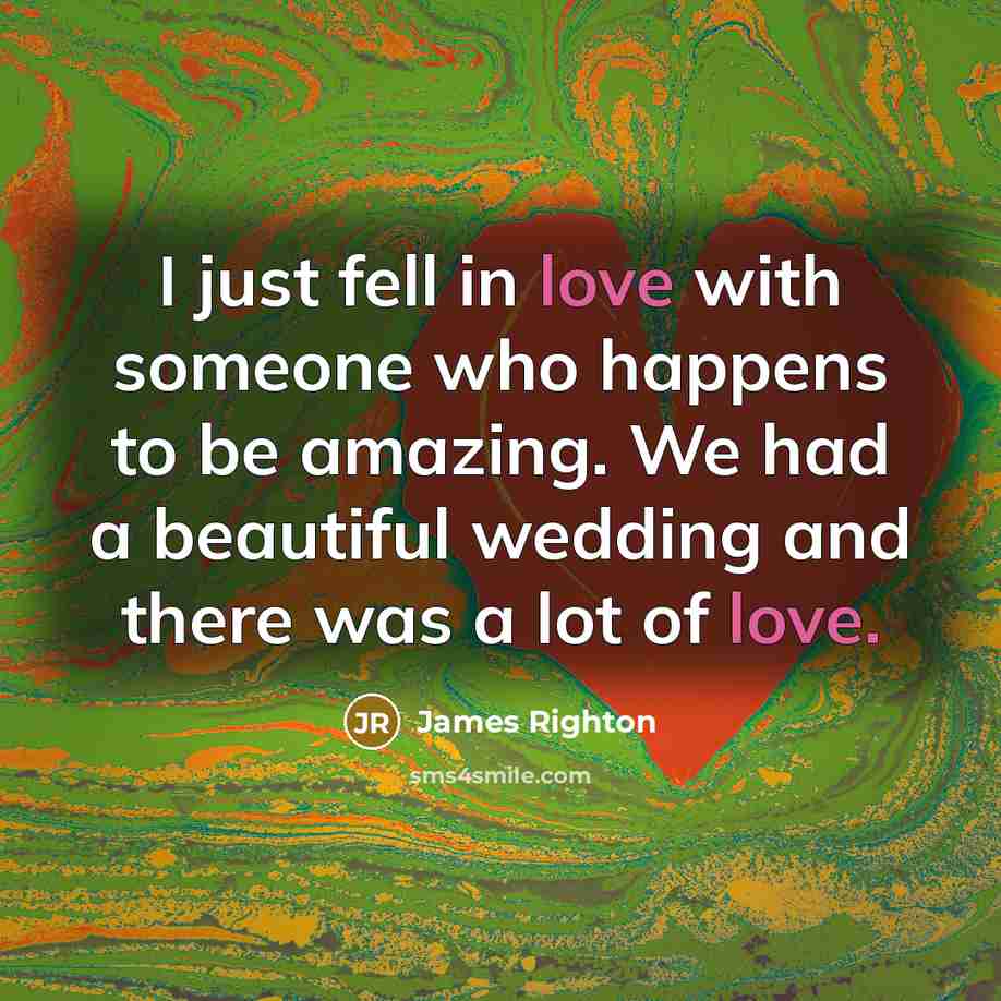 “I just fell in love with someone who happens to…” quote by James Righton