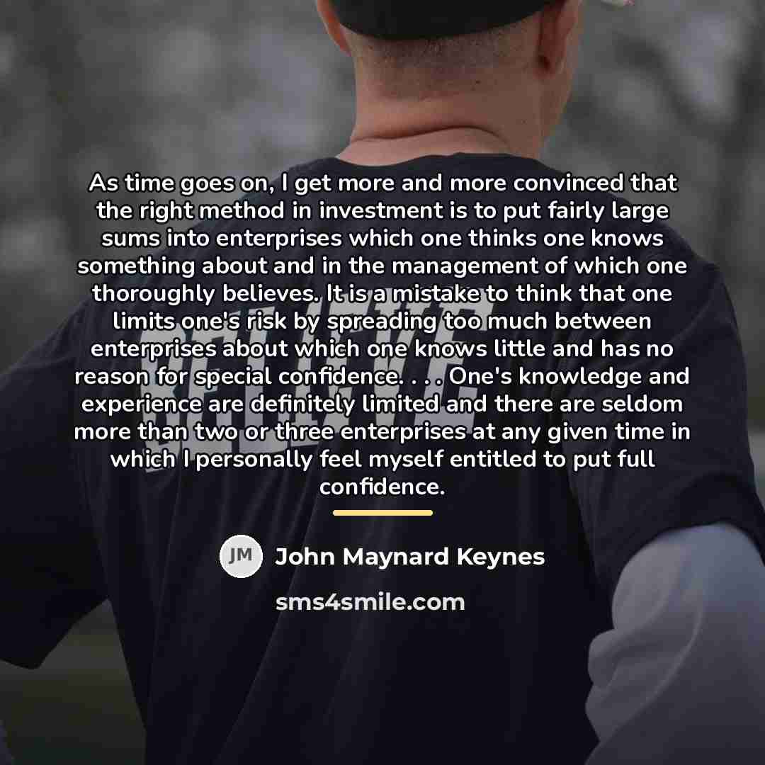 “As time goes on, I get more and more convinced…” quote by John Maynard Keynes