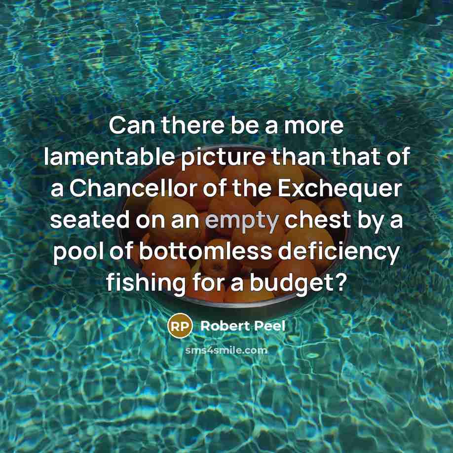 “Can there be a more lamentable picture than that of…” quote by Robert Peel