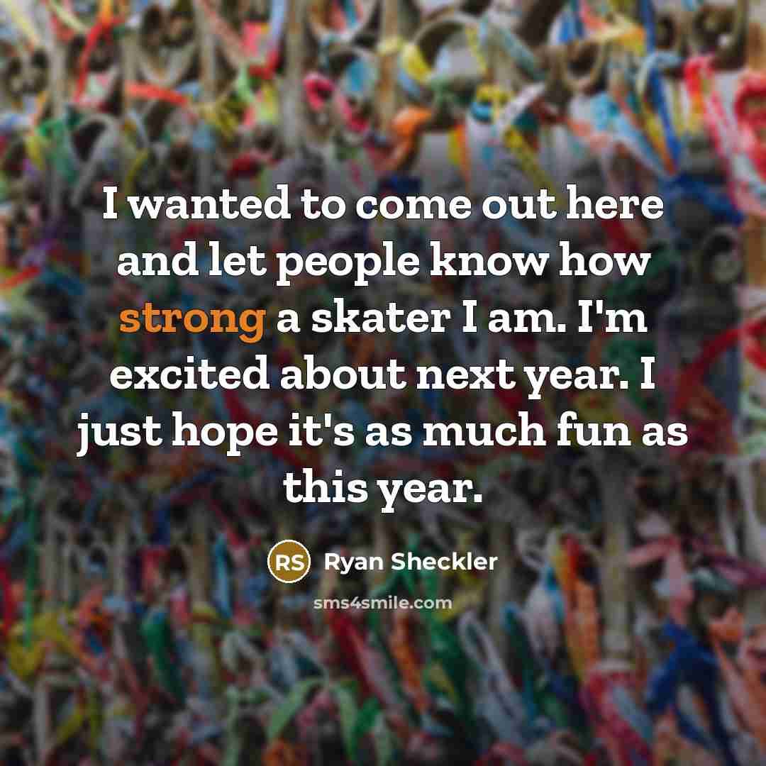“I wanted to come out here and let people know…” quote by Ryan Sheckler