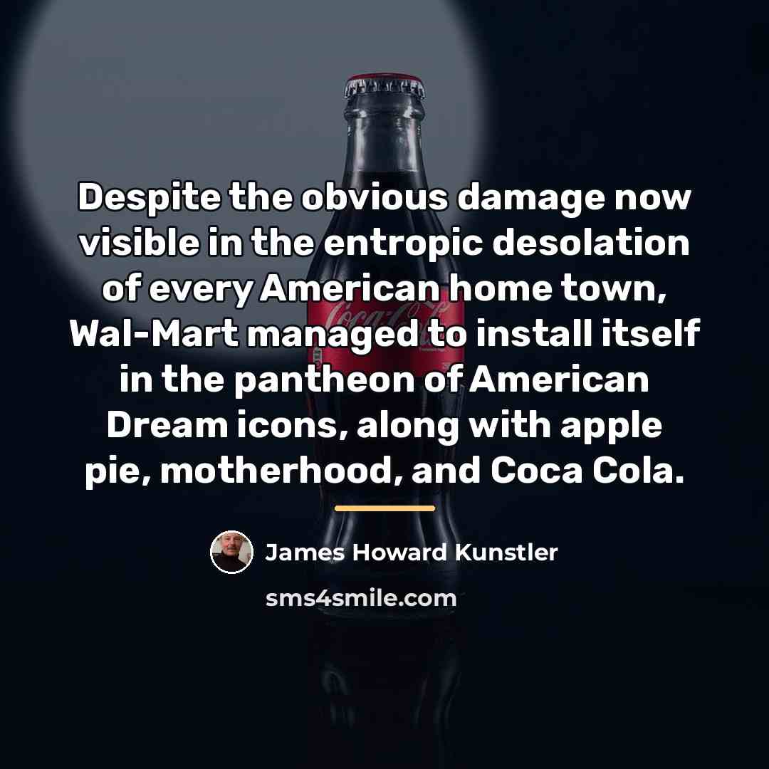 “Despite the obvious damage now visible in the entropic desolation…” quote by James Howard Kunstler