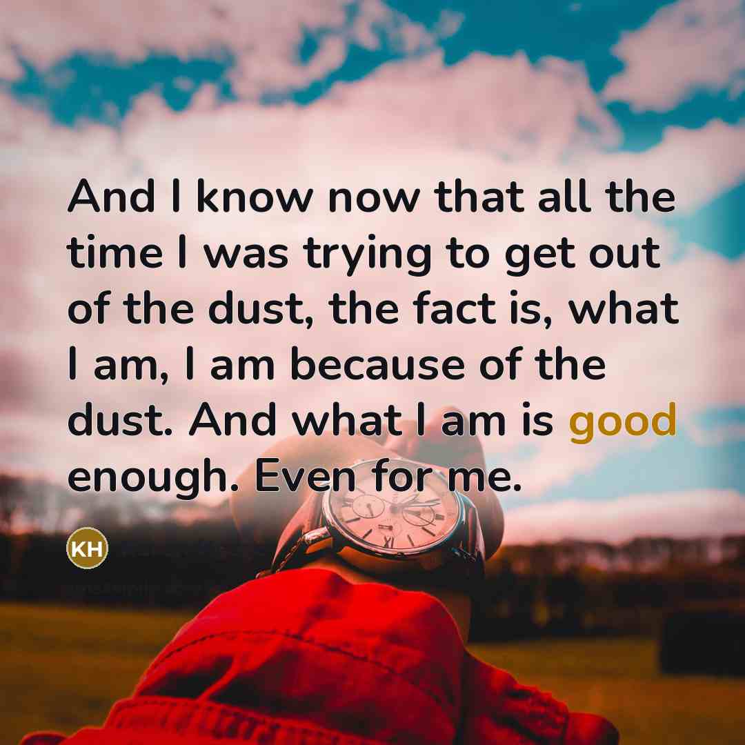 “And I know now that all the time I was…” quote by Karen Hesse