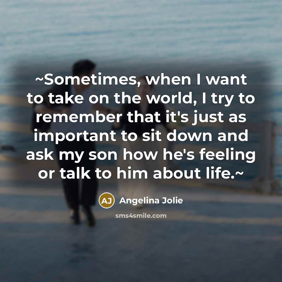 “~Sometimes, when I want to take on the world, I…” quote by Angelina Jolie