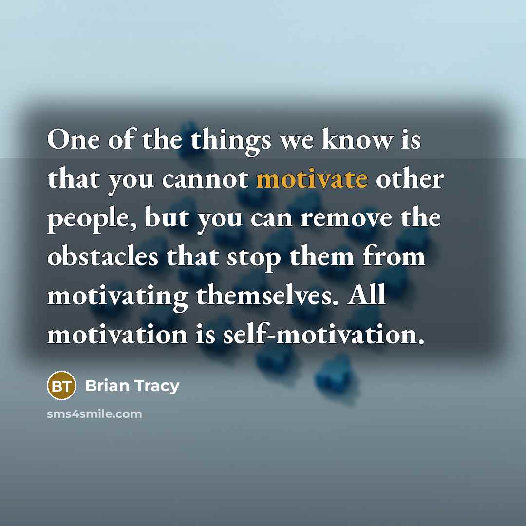 “One of the things we know is that you cannot…” quote by Brian Tracy