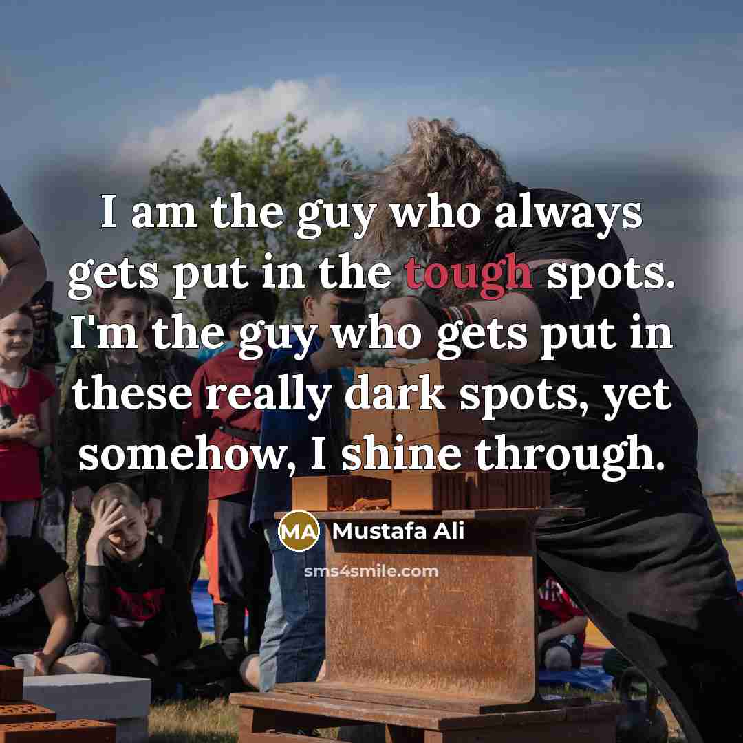 “I am the guy who always gets put in the…” quote by Mustafa Ali