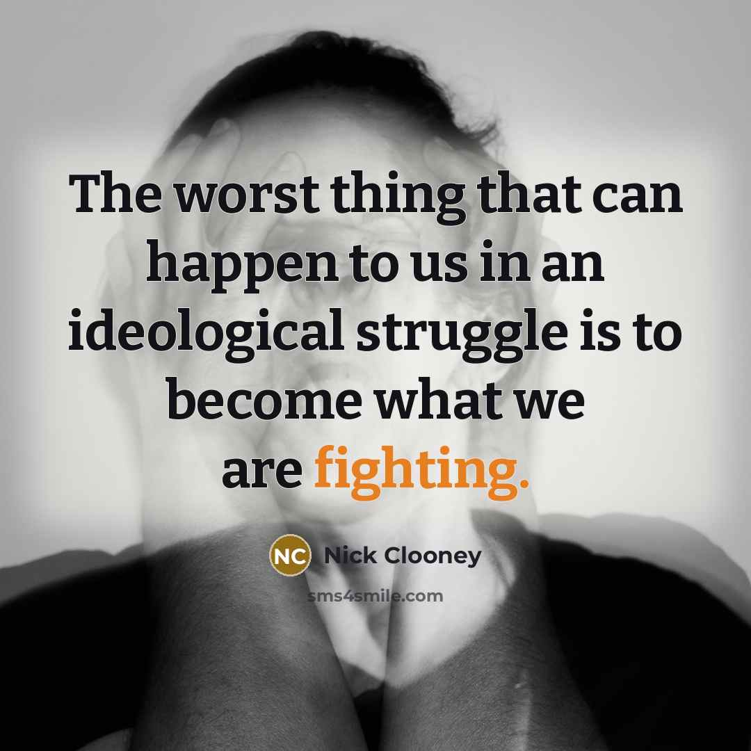 “The worst thing that can happen to us in an…” quote by Nick Clooney