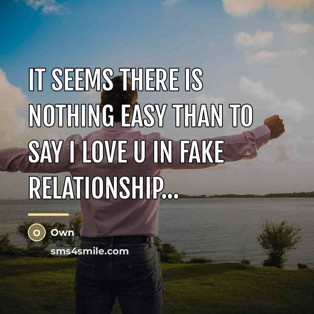 “It seems there is nothing easy than to say I…” quote by Own