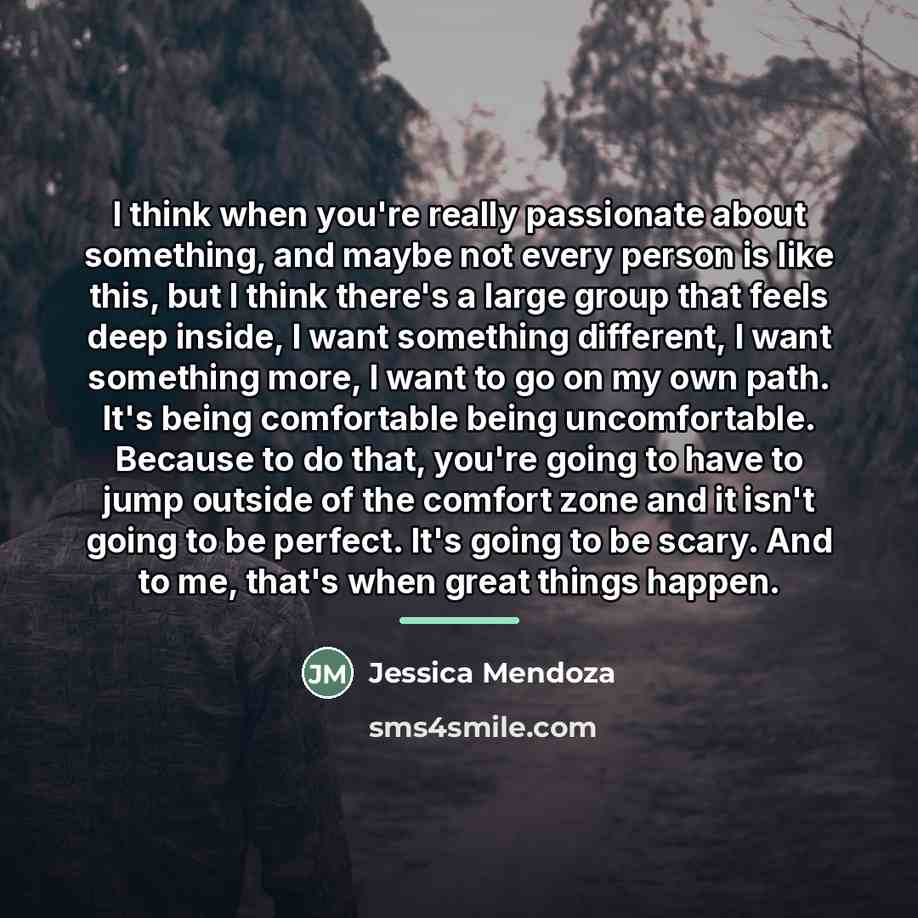“I think when you're really passionate about something, and maybe…” quote by Jessica Mendoza
