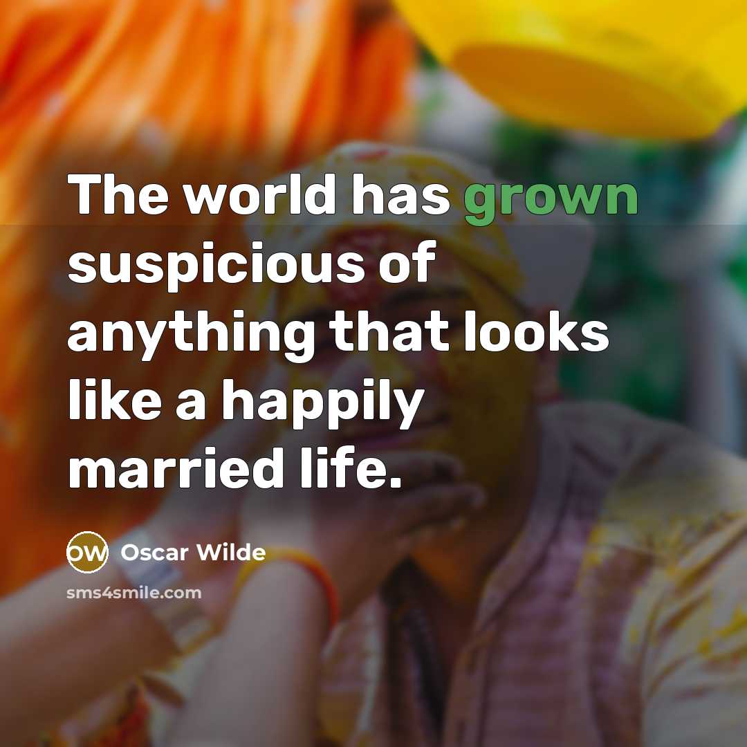 “The world has grown suspicious of anything that looks like…” quote by Oscar Wilde