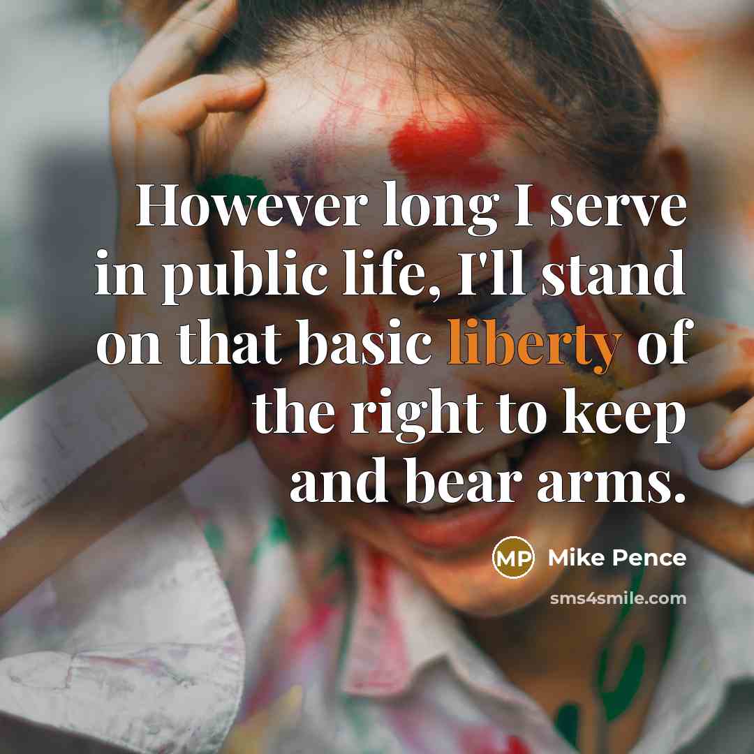 “However long I serve in public life, I'll stand on…” quote by Mike Pence