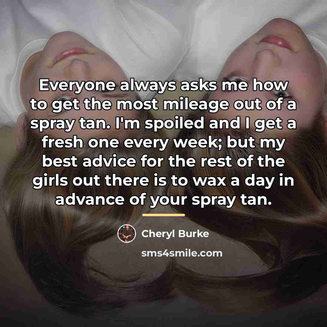 “Everyone always asks me how to get the most mileage…” quote by Cheryl Burke