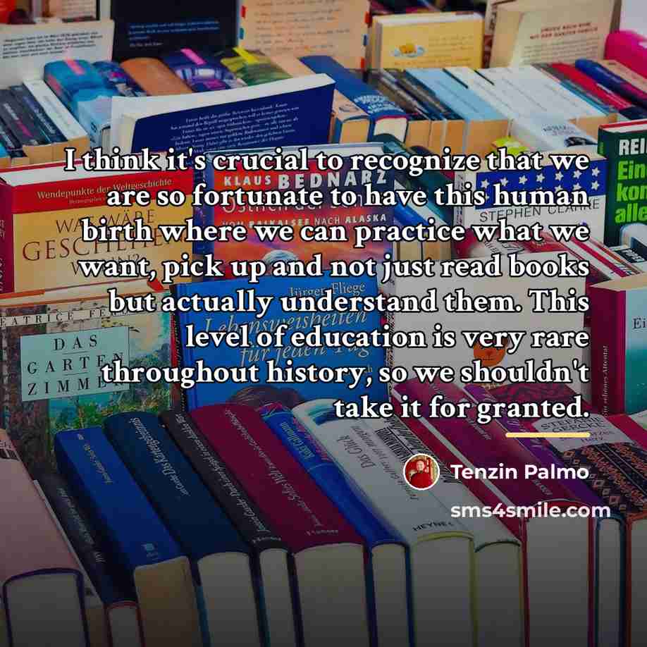 “I think it's crucial to recognize that we are so…” quote by Tenzin Palmo