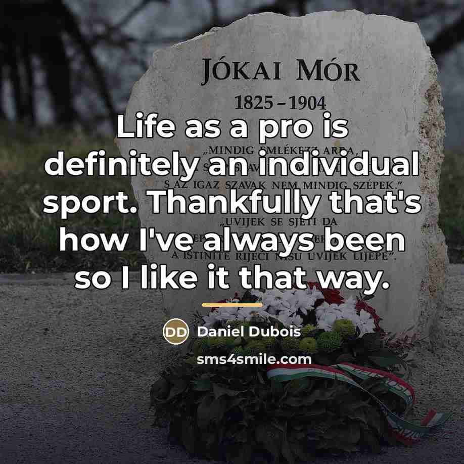 “Life as a pro is definitely an individual sport. Thankfully…” quote by Daniel Dubois