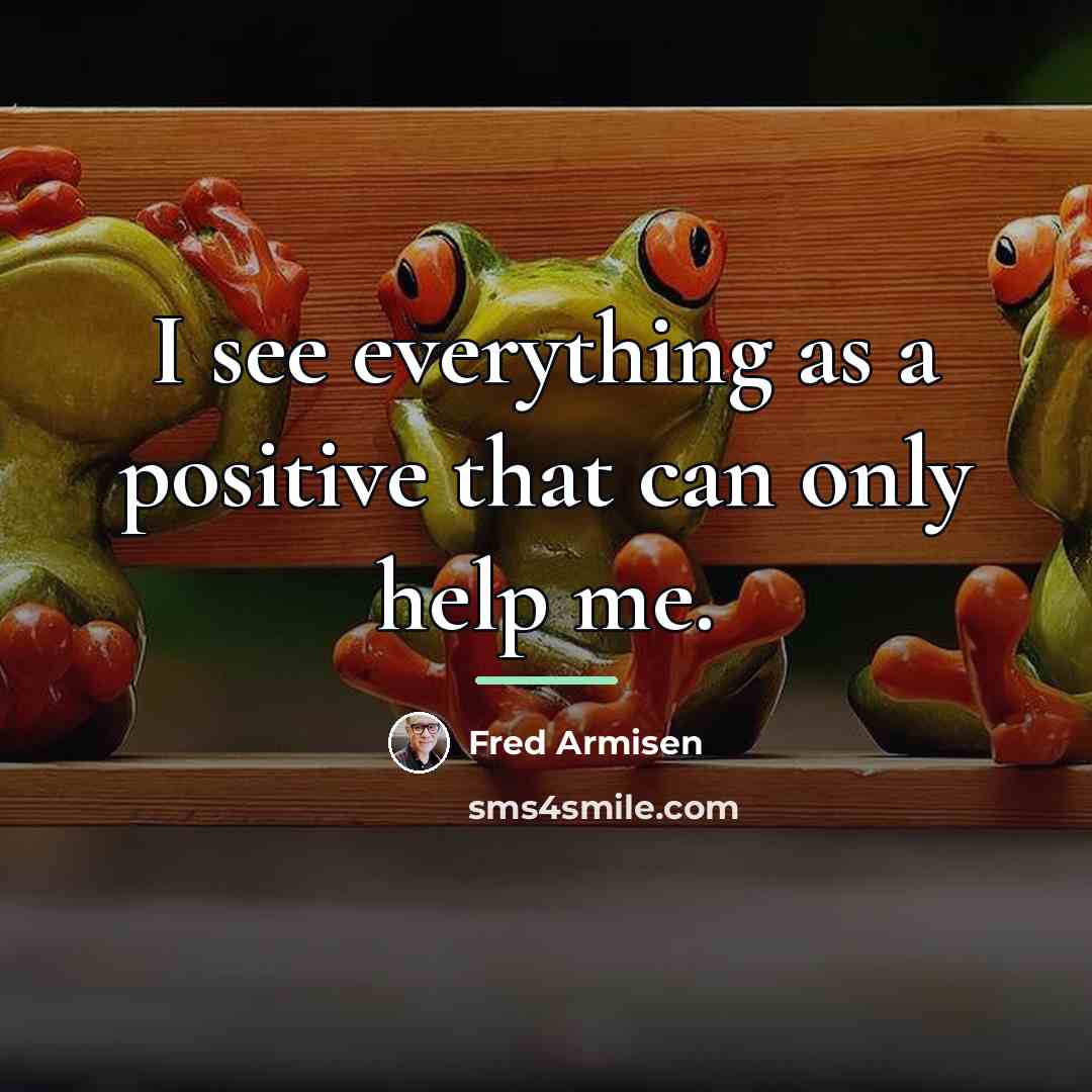 “I see everything as a positive that can only help…” quote by Fred Armisen