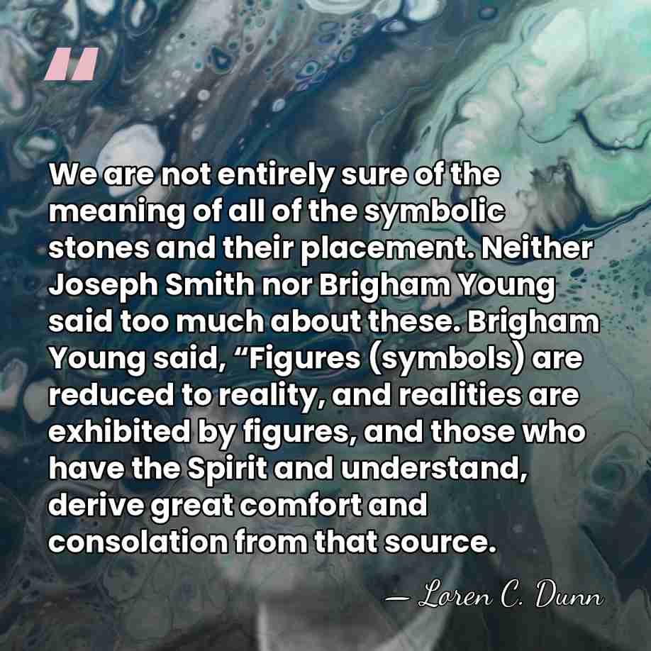 We are not entirely sure of the meaning of all of the&hellip; - Loren C. Dunn