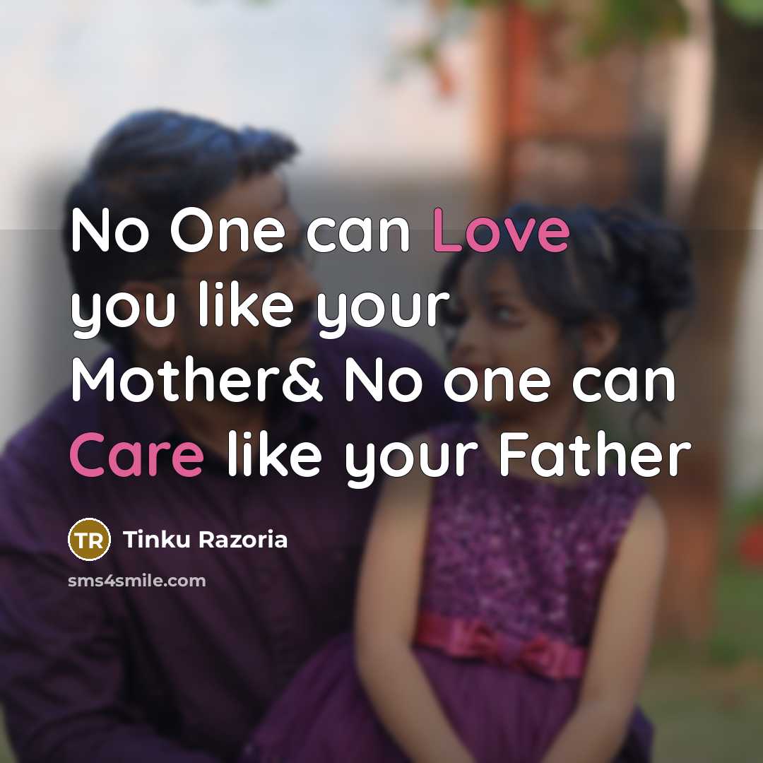 “No One can Love you like your Mother& No one…” quote by Tinku Razoria