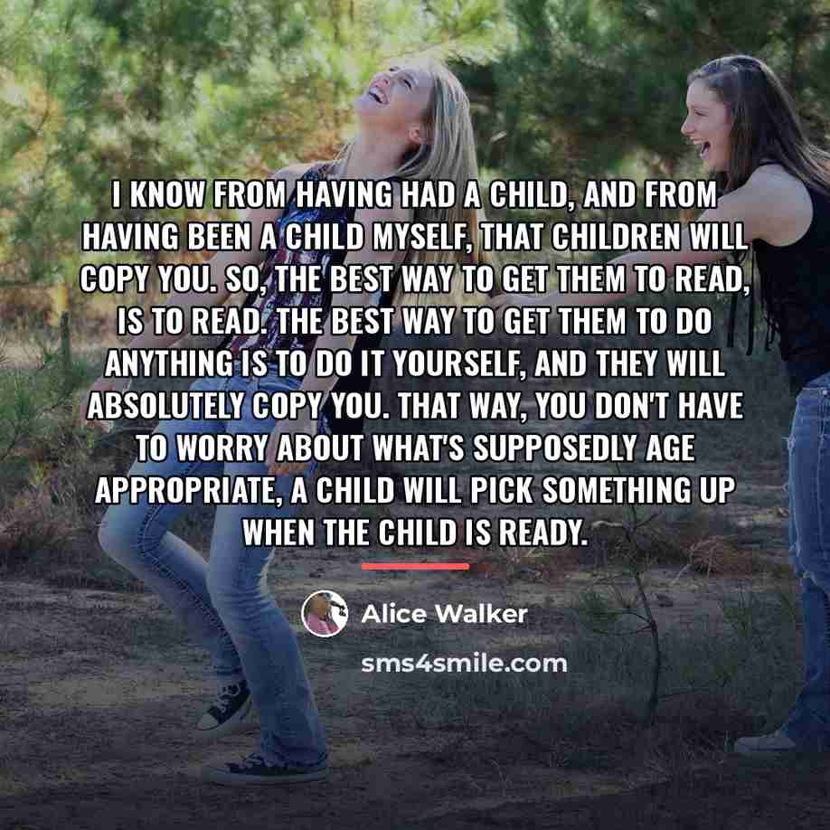 “I know from having had a child, and from having…” quote by Alice Walker