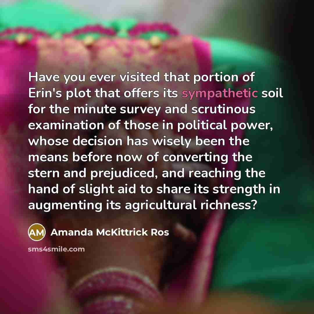 “Have you ever visited that portion of Erin's plot that…” quote by Amanda McKittrick Ros