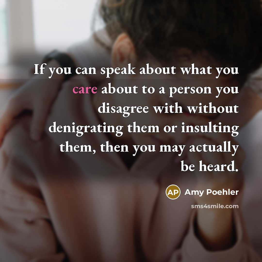“If you can speak about what you care about to…” quote by Amy Poehler