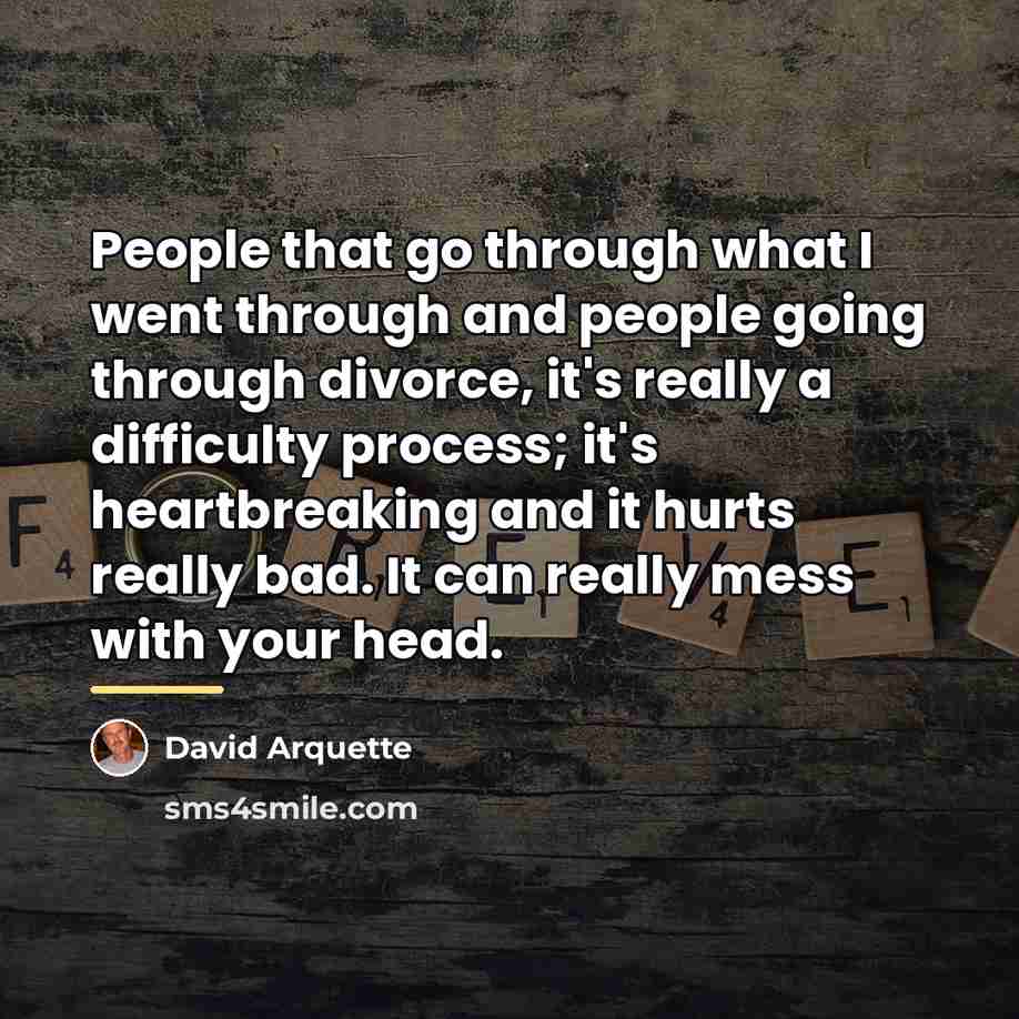 “People that go through what I went through and people…” quote by David Arquette