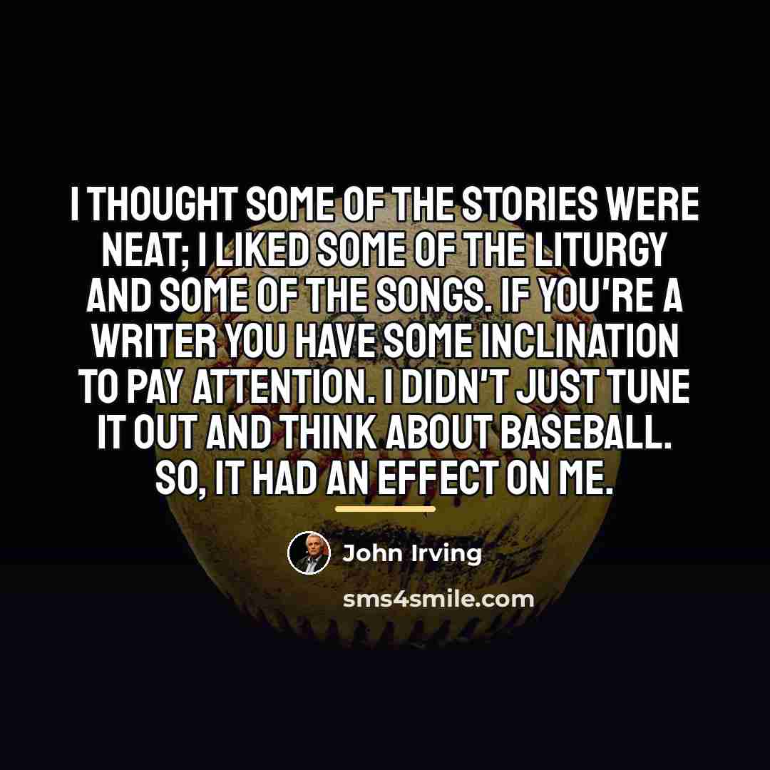 “I thought some of the stories were neat; I liked…” quote by John Irving