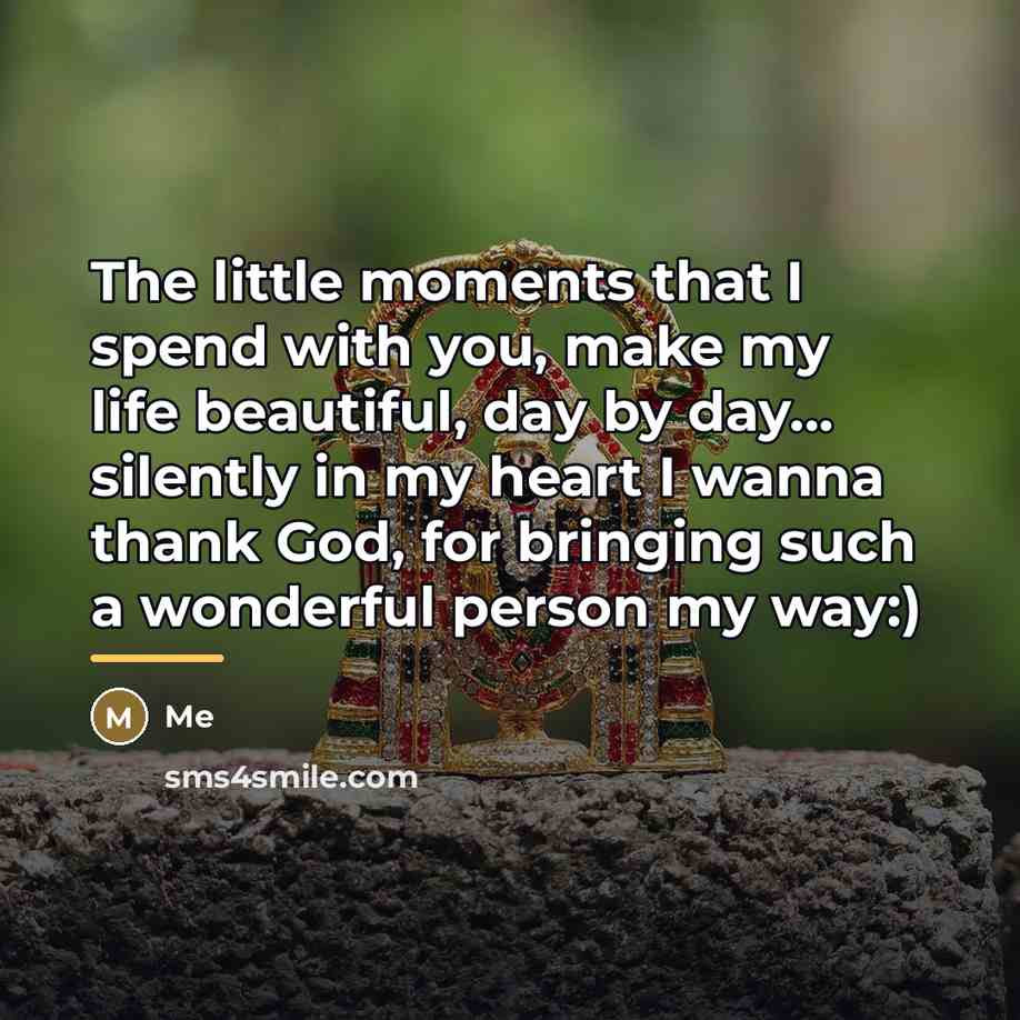 “The little moments that I spend with you, make my…” quote by Me