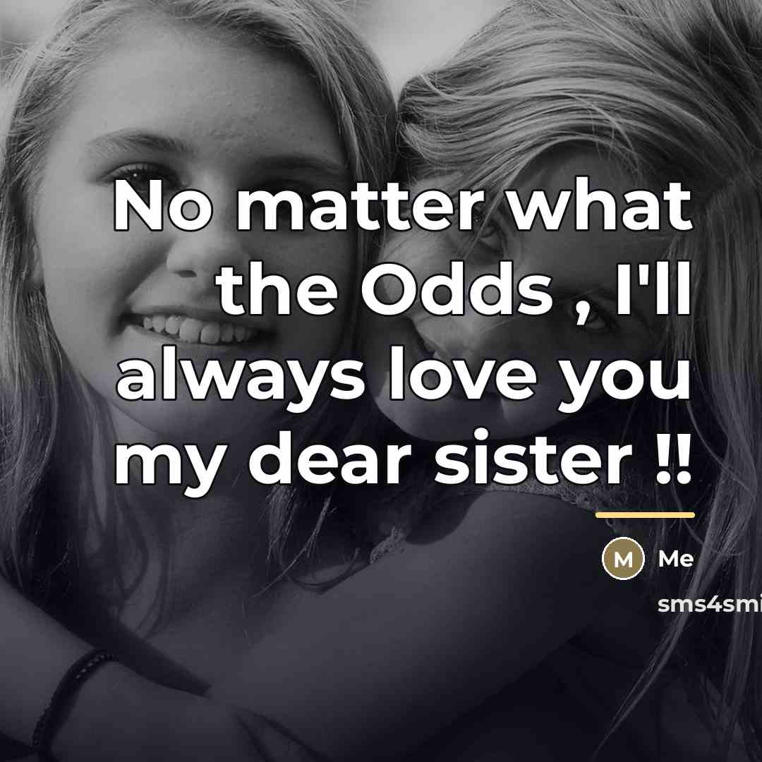 “No matter what the Odds , I'll always love you…” quote by Me