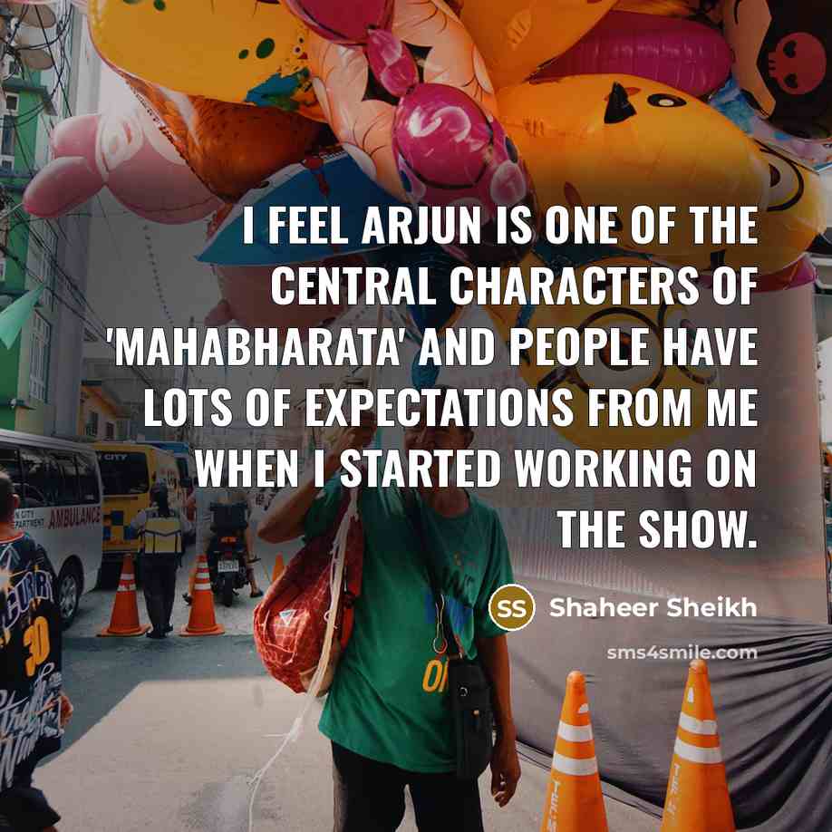 “I feel Arjun is one of the central characters of…” quote by Shaheer Sheikh